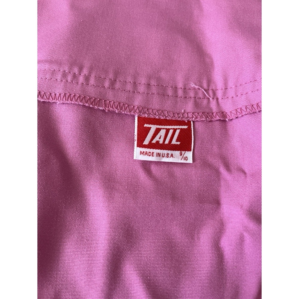 VTG Y2K Tail Tennis Golf Pleated Pink Wrap Mini micro Skirt coquette Size 10 - Picture 7 of 9